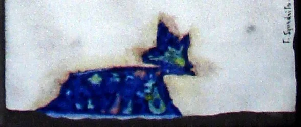 Il "gattino" nella parte inferiore del battente destro